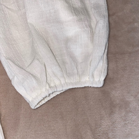 White Long Sleeve Mini Dress - Picture 4 of 10